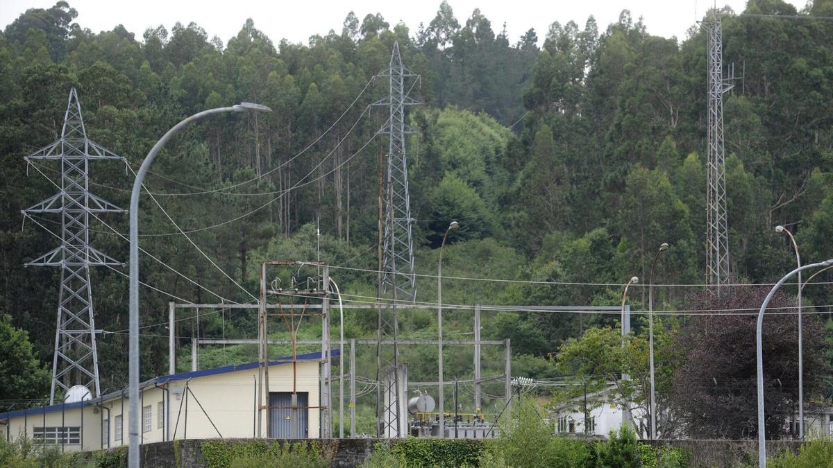 Subestación eléctrica en A Estrada.