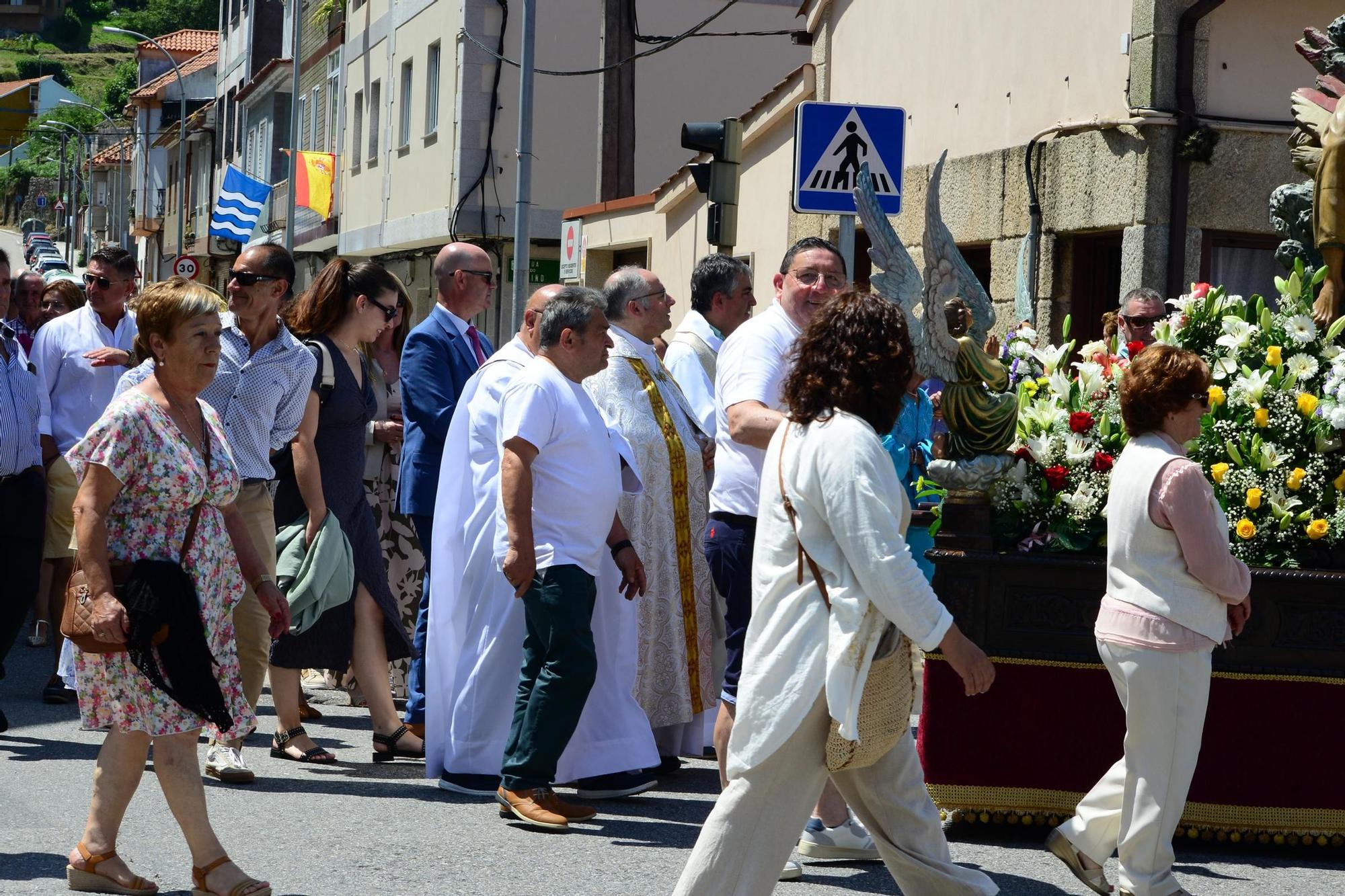 Las celebraciones en honor a la Virgen del Carmen en O Morrazo. La procesión en Bueu