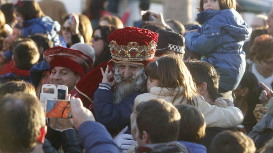 Melchor a su llegada al puerto de Alicante