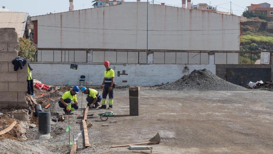 Obras de ampliación del polígono Las Carreñas.