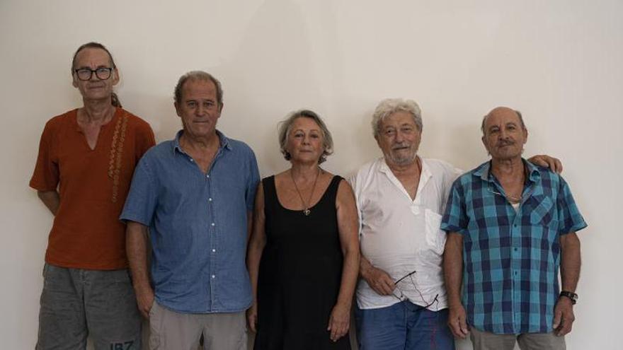 Torres, Eznarriaga, Andiñach, Albarrán y Farriol, ayer, en elClub Diario de Ibiza.