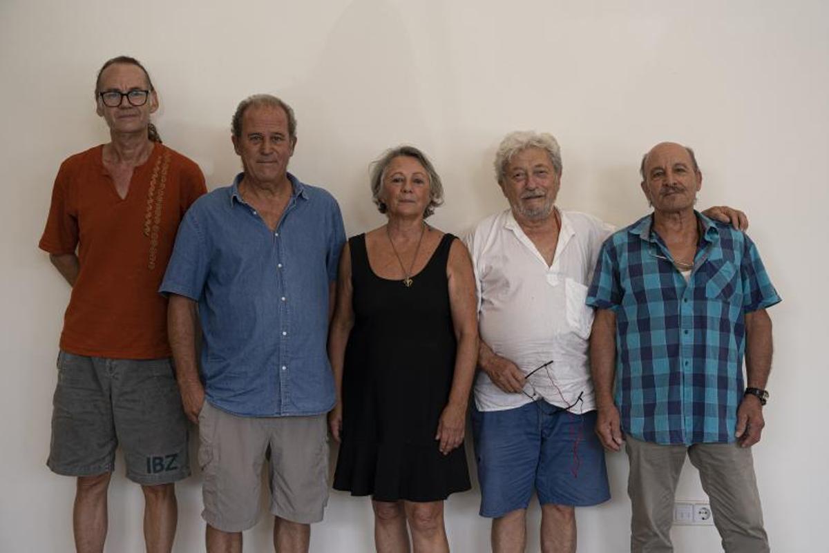 Torres, Eznarriaga, Andiñach, Albarrán y Farriol, ayer, en elClub Diario de Ibiza.  IRENE VILÀ