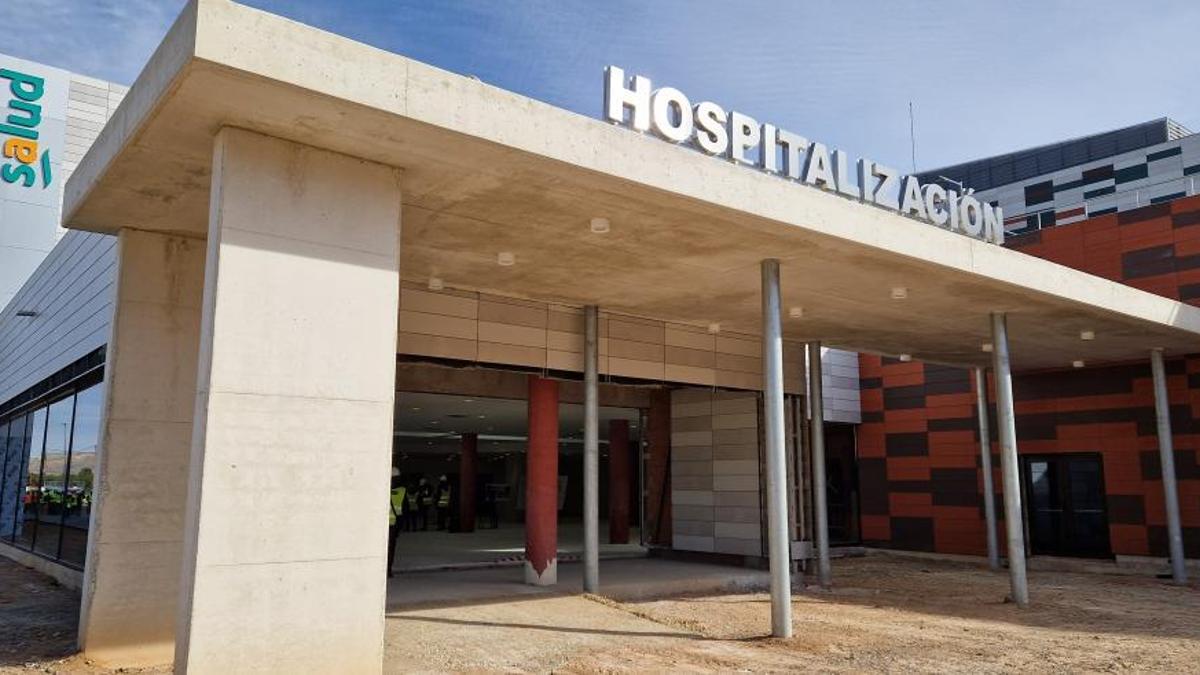 El futuro hospital de Teruel continúa en obras