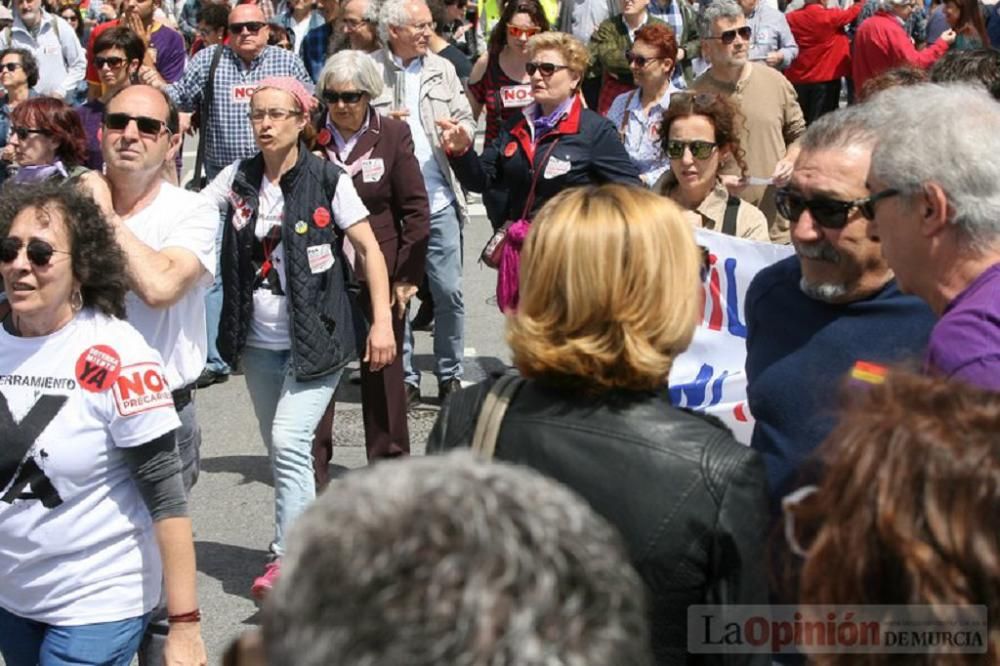 Manifestación del 1 de mayo en Murcia