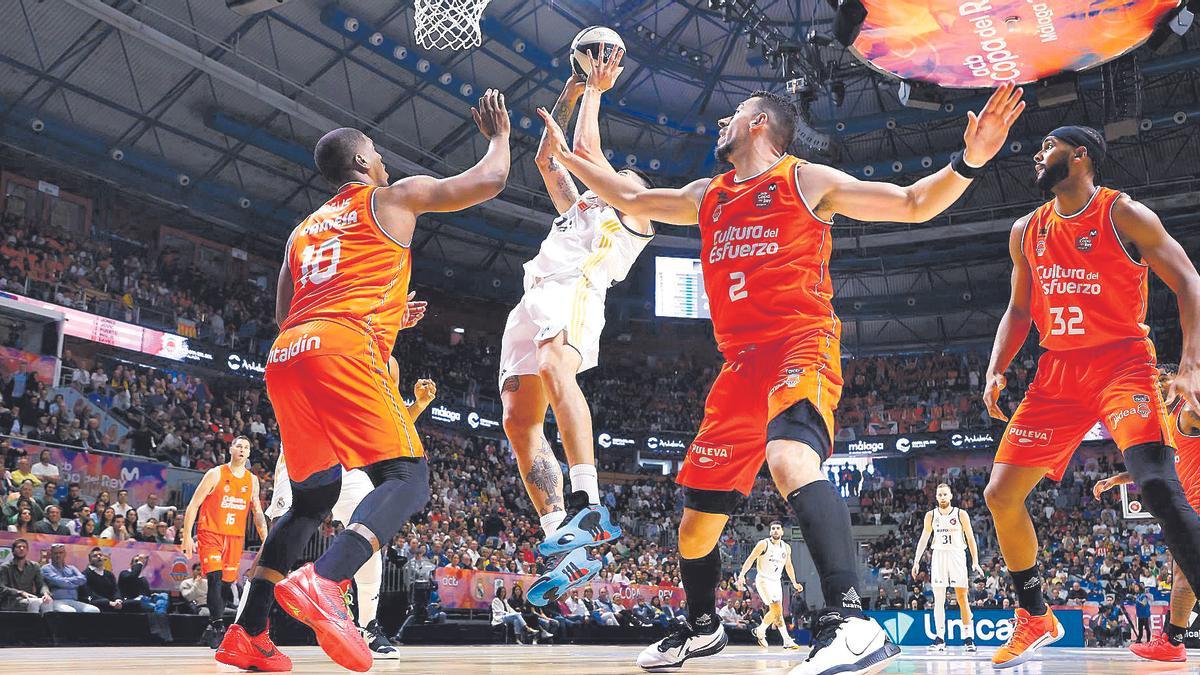 El VBC cayó en semis de Copa ante el Real Madrid