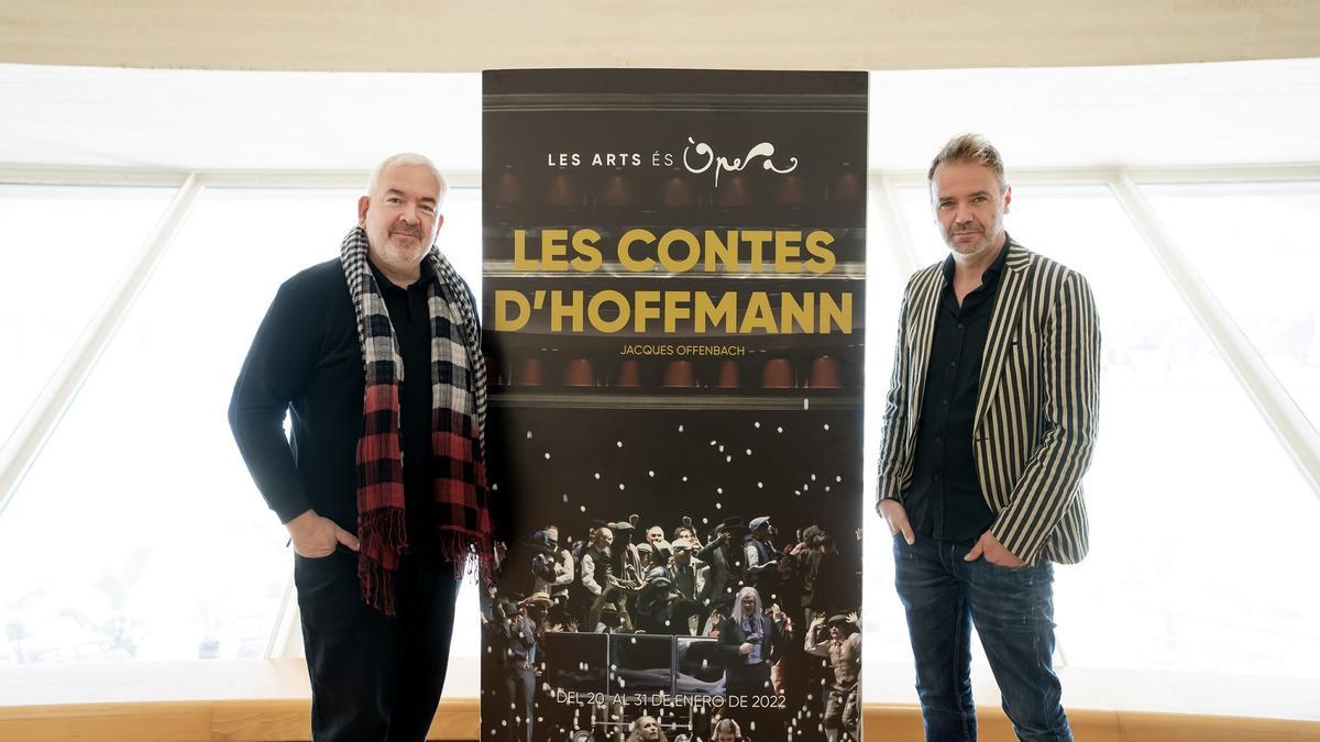 Marc Minkowski y Johanns Erath hoy en Les Arts.