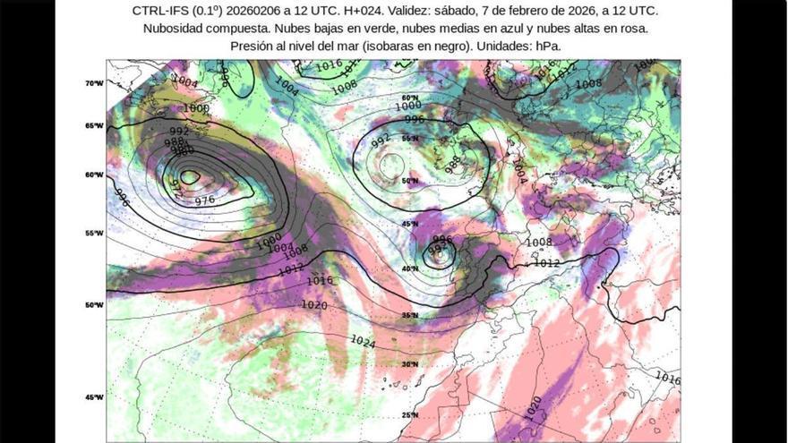 La provincia de Córdoba, en aviso naranja de la Aemet ante la entrada de la borrasca Marta: se esperan vientos de hasta 90 km/h y fuertes lluvias