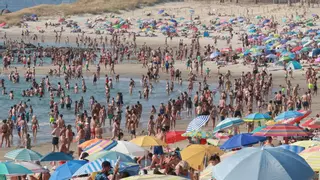 Alerta por el impacto de una ola de calor que castiga al sur de Galicia con temperaturas extremas