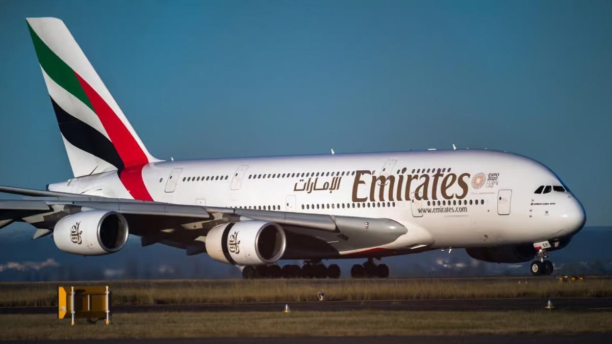 Un avión de Emirates