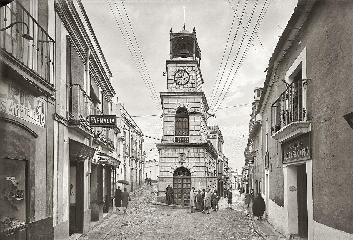 Una imagen antigua de Mérida que forma parte de la muestra.