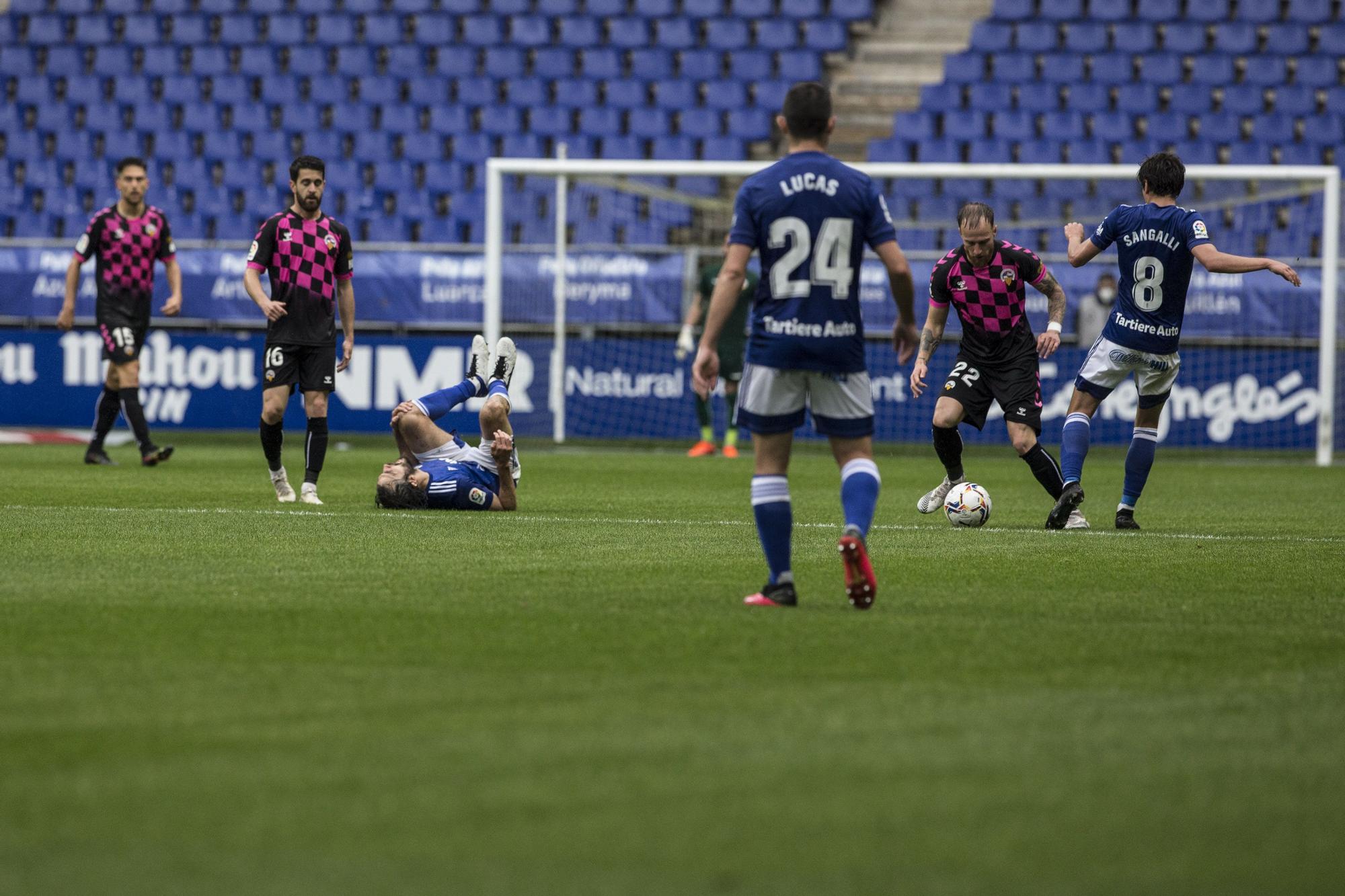 Real Oviedo - Sabadell, en imágenes