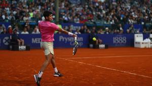 Alcaraz, durante el pasado torneo de Buenos Aires