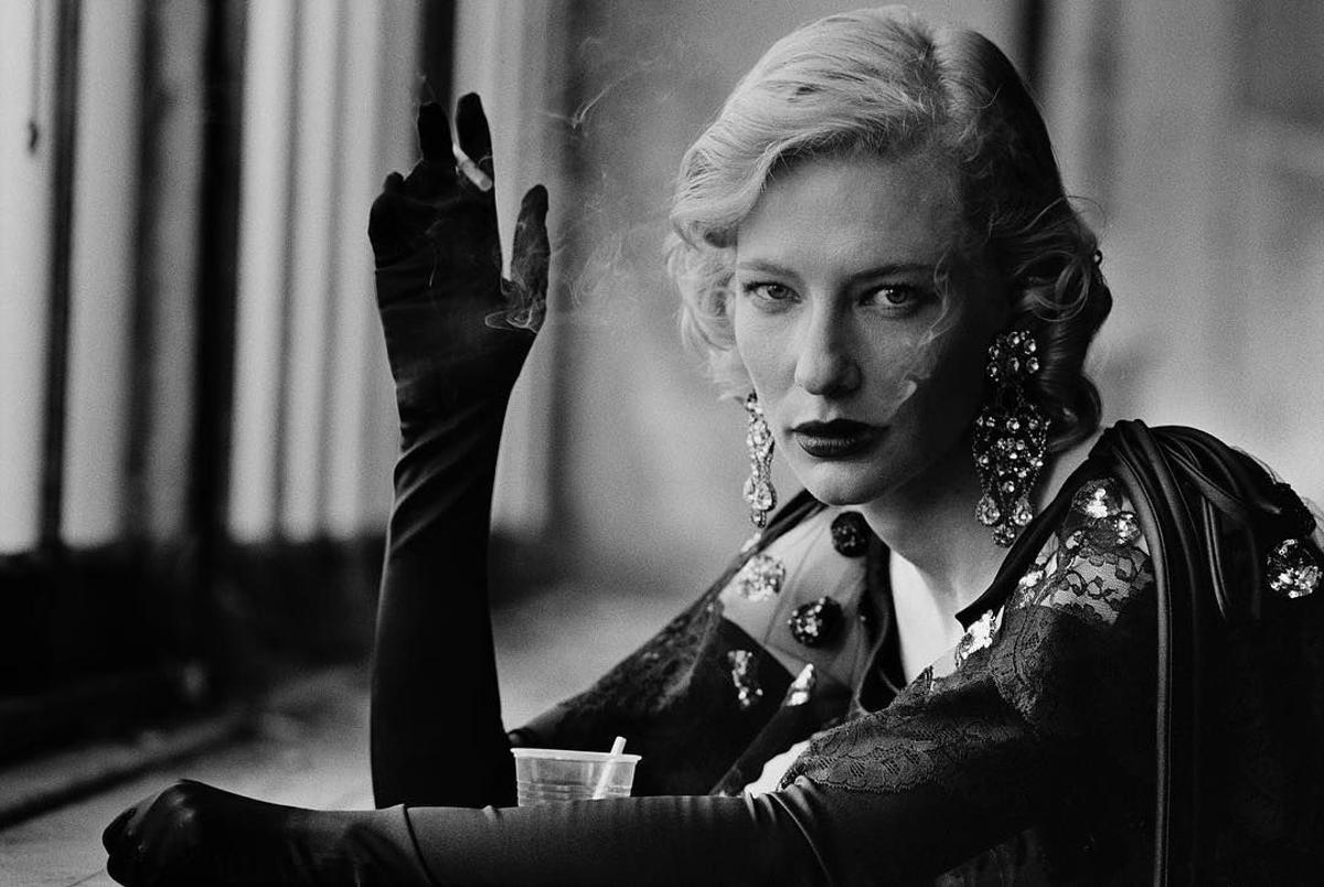 Cate Blanchett en Vogue Italia en el año 2003.