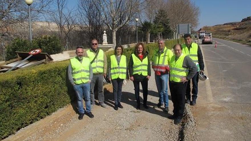 Empieza la mejora de las aceras de Villaspesa