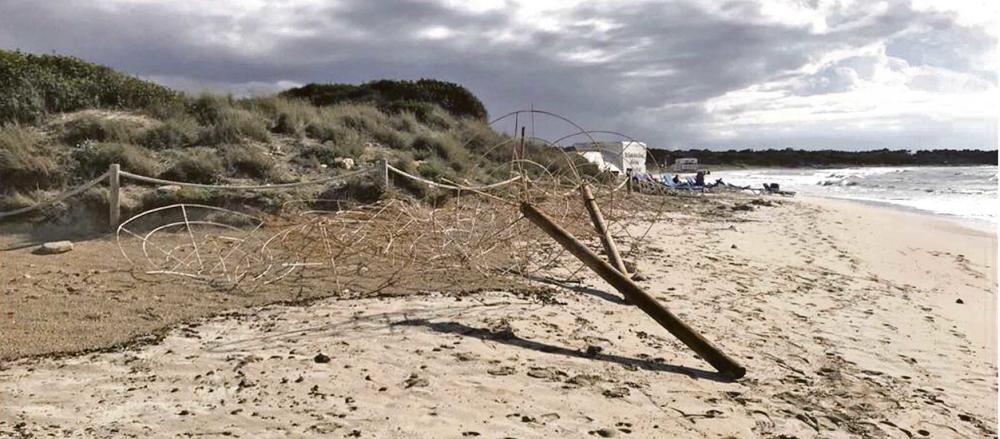 Hamacas al agua en es Trenc