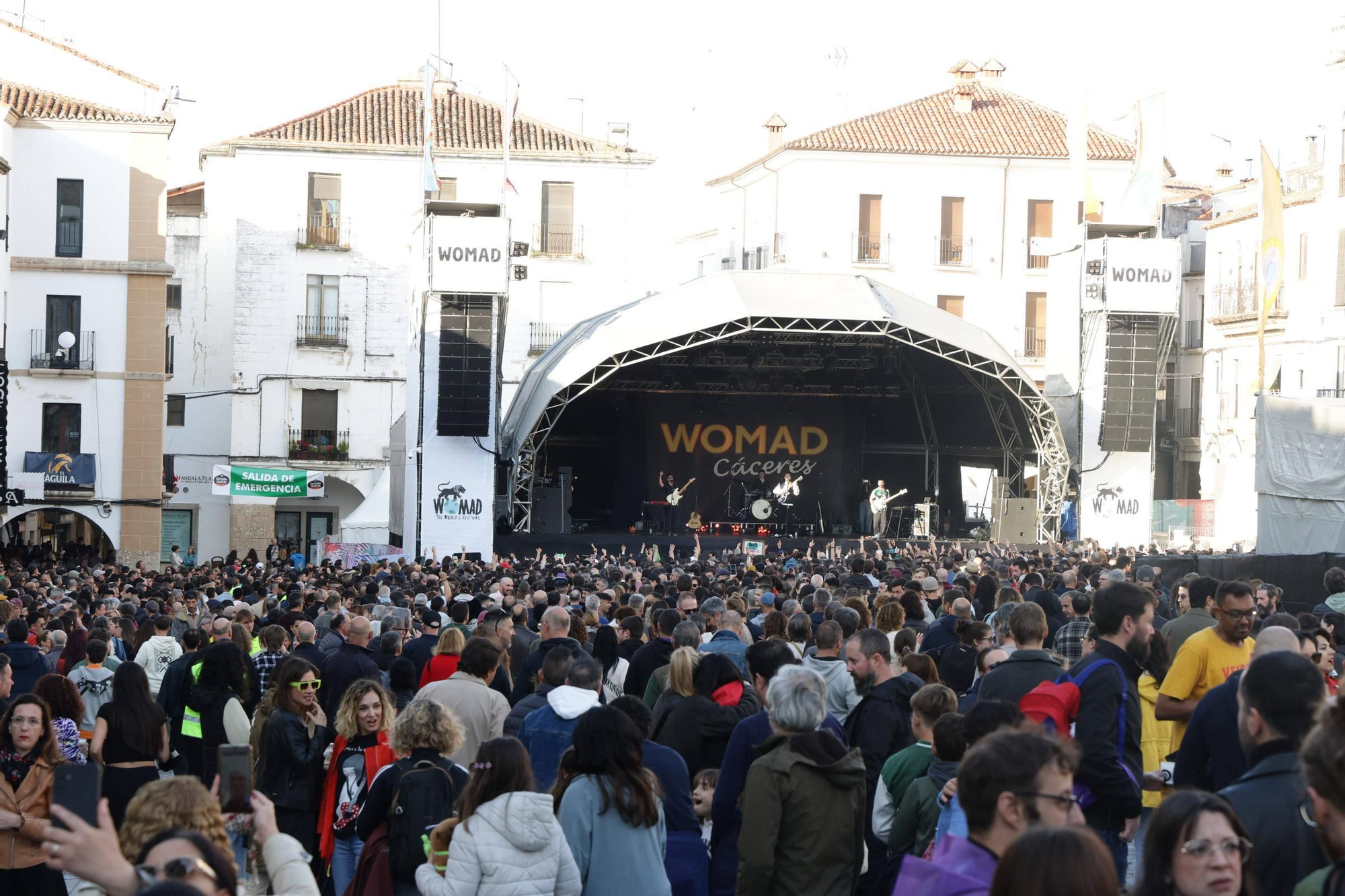 Las imágenes del sábado de Womad en Cáceres