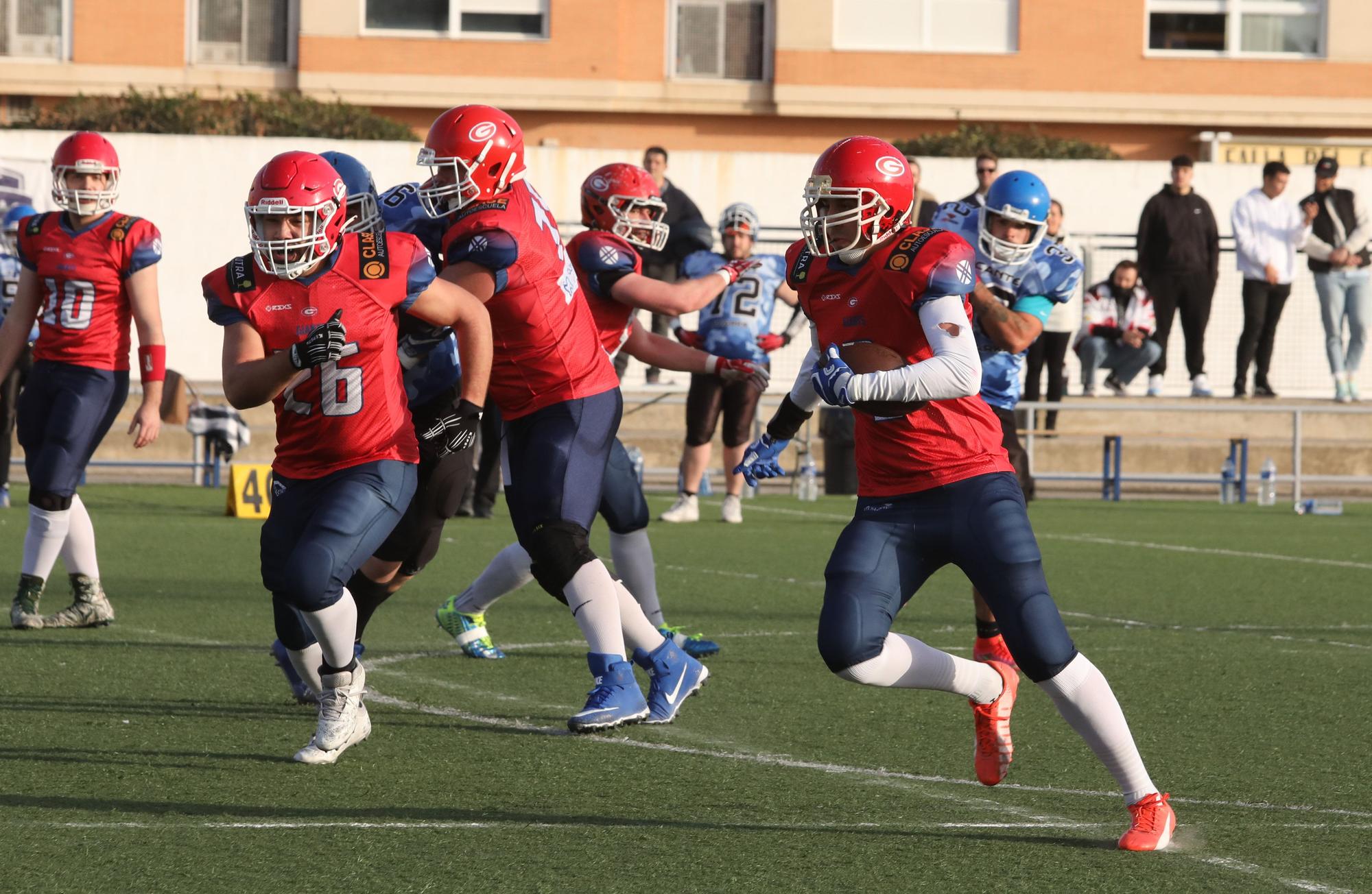 Valencia Giants contra Alicante Sharks de LNFA Serie B