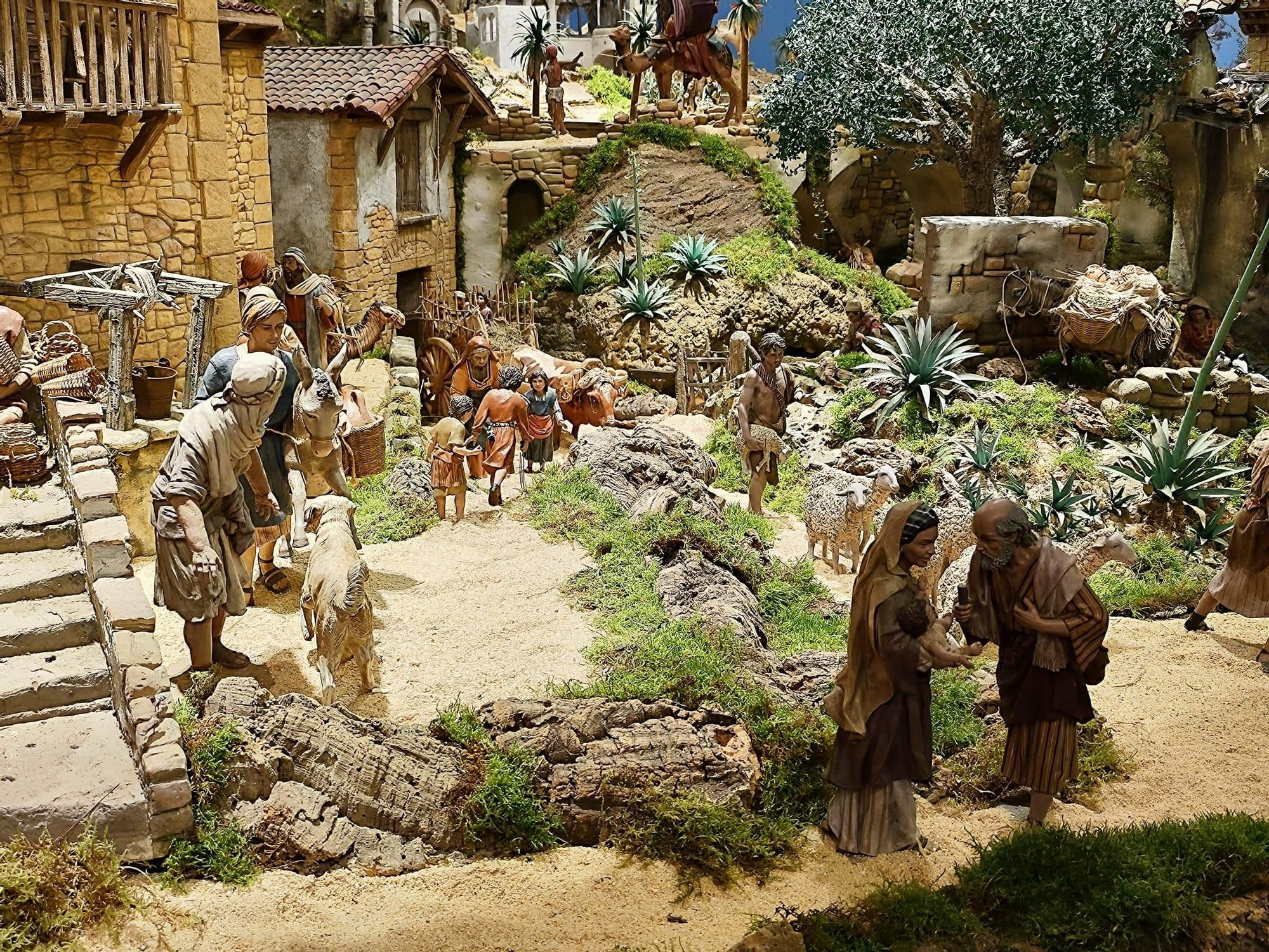 Belenes más accesibles y sostenibles en la ruta estrella de la Navidad maliaya