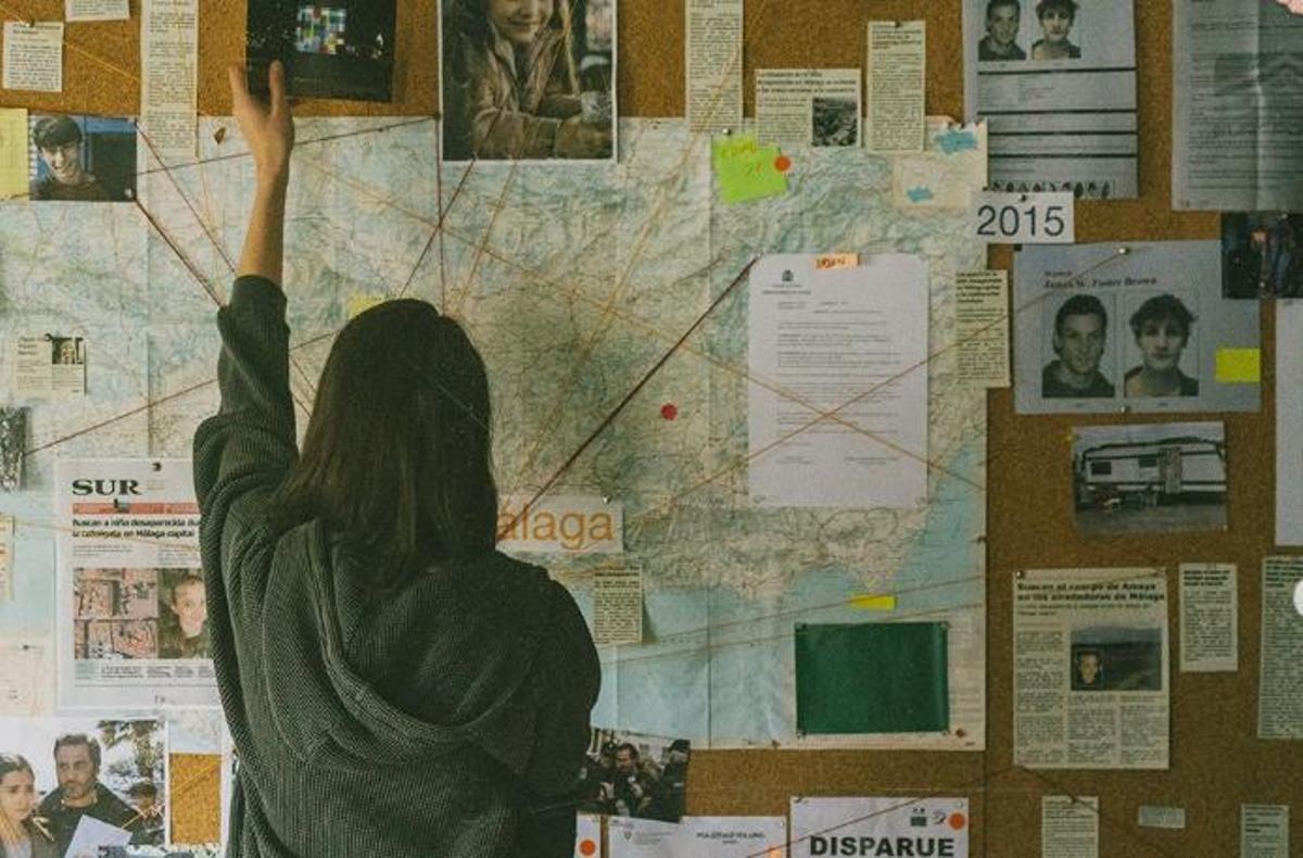 Un fotograma de la serie "La chica de nieve"