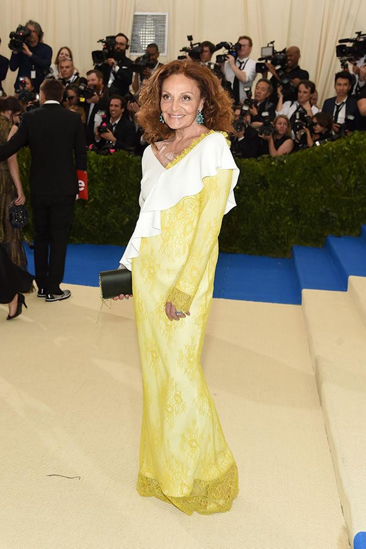 Diane von Furstenberg en la Gala Met