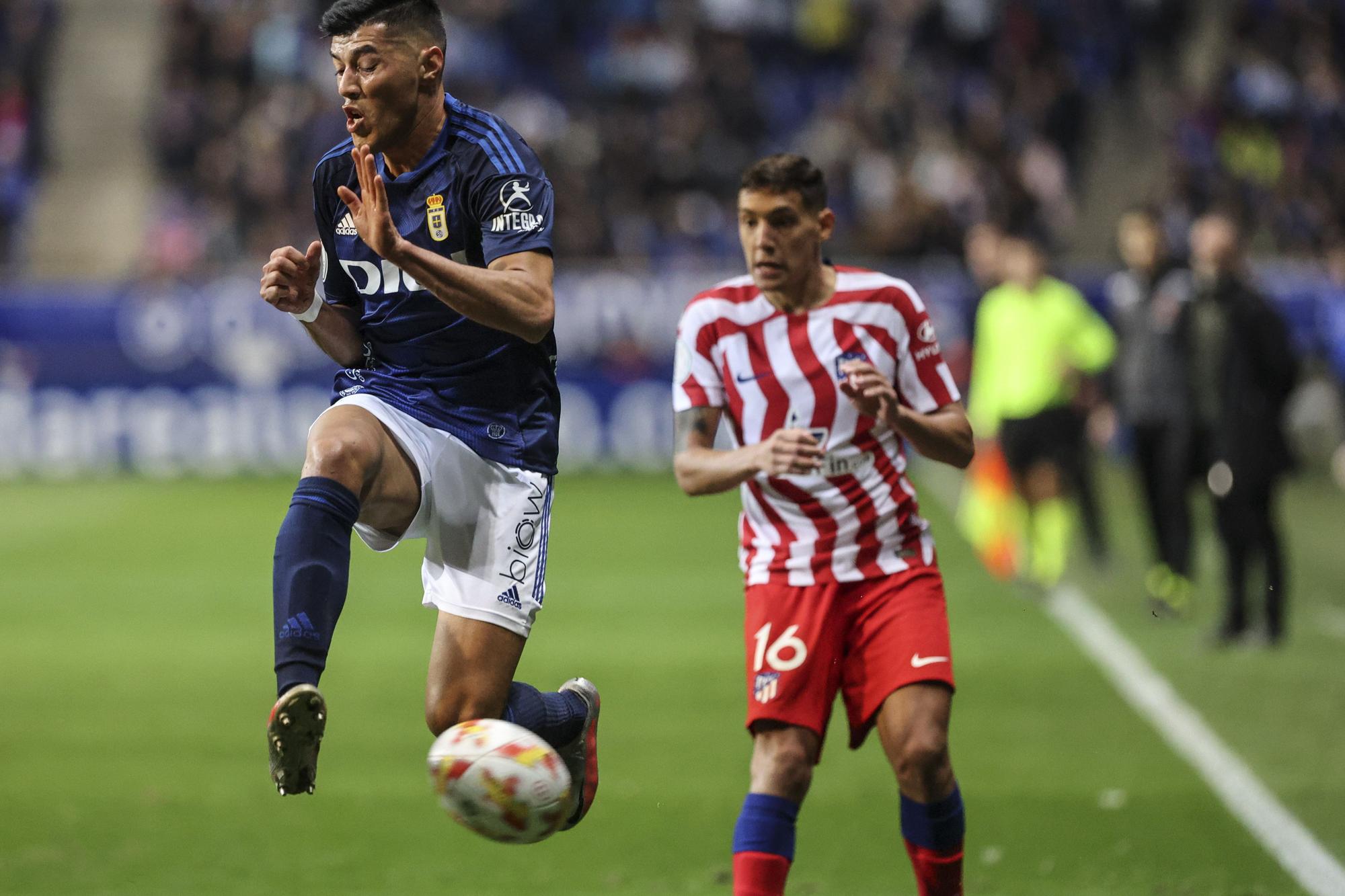 En imágenes: así fue el duelo copero entre el Real Oviedo y el Atlético de Madrid