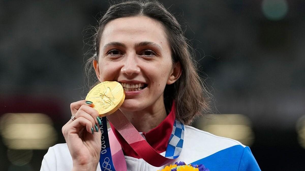 Mariya Lasitskene, con su oro en Tokyo