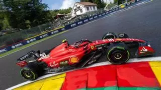 Clasificación de la carrera sprint en Spa, con Sainz cuarto y accidente de Alonso