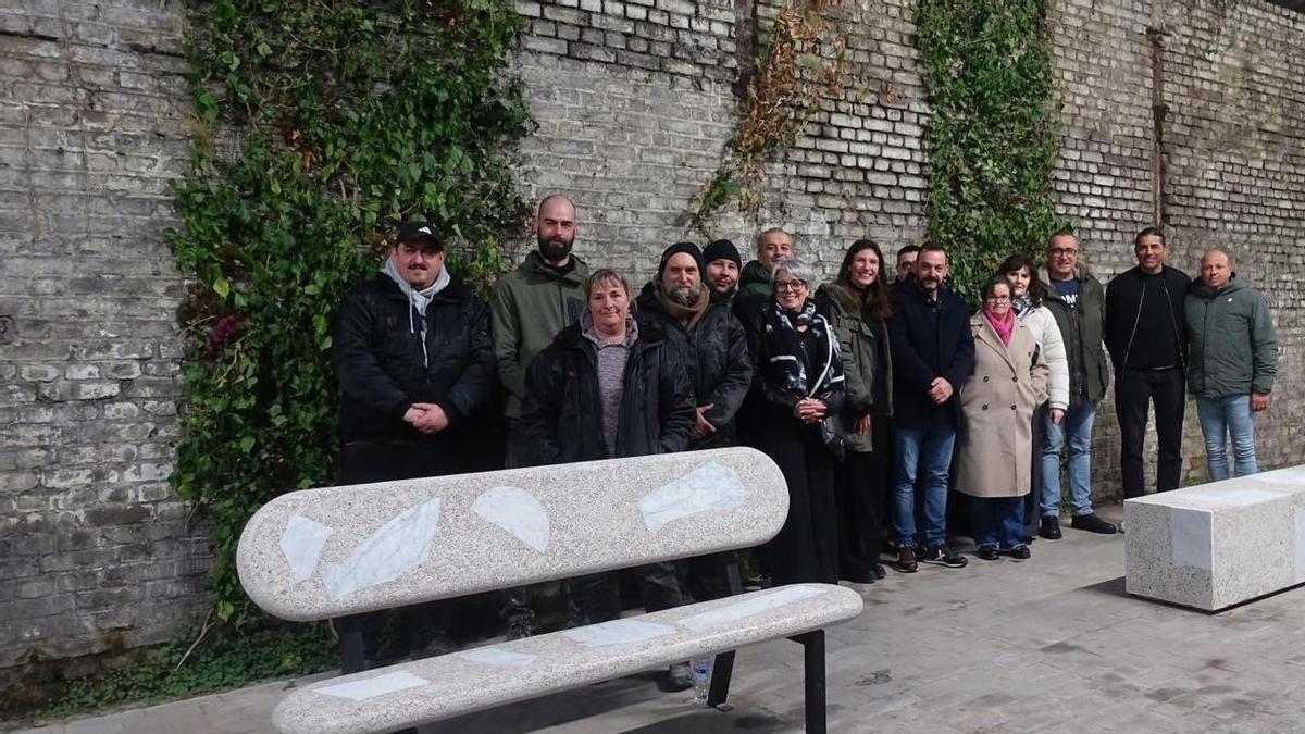 La delegación mierense en Herstal.