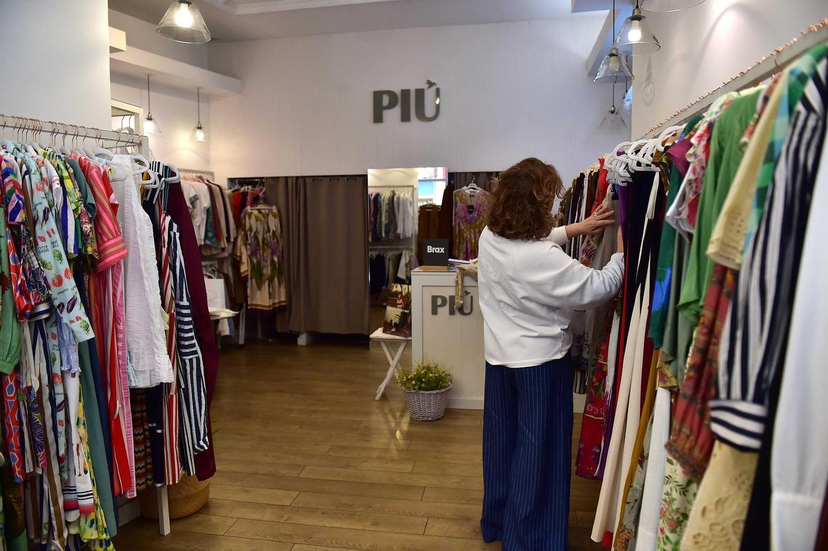 La boutique Piú, en la calle Talavera de Plasencia.