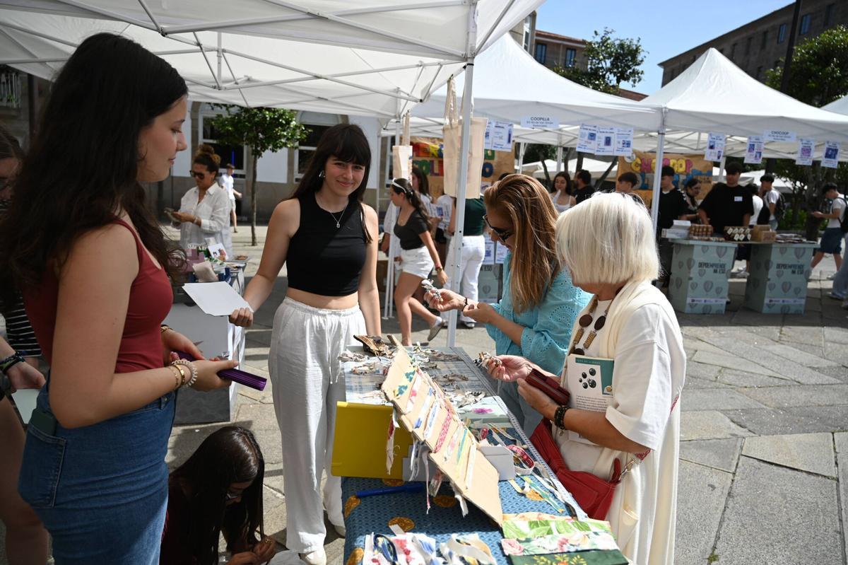 PONTEVEDRA.Mercado de alumnos de educación secundaria en la Herrería