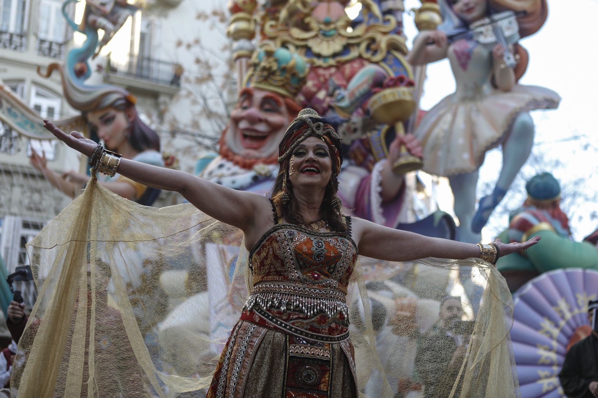 Parada Mora de Almirante en las Fallas de 2023