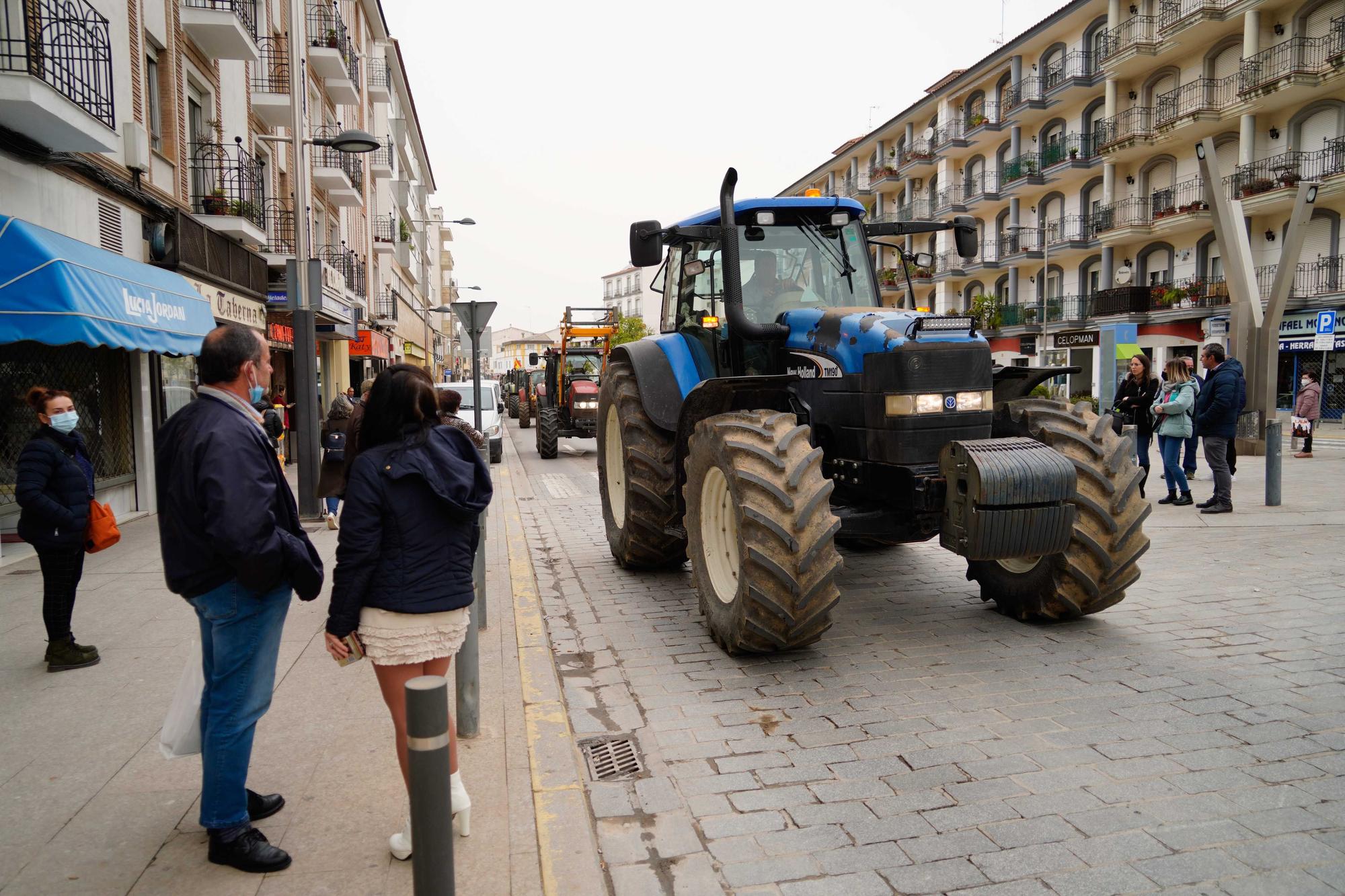 Tractorada en Los Pedroches por la crisis del campo