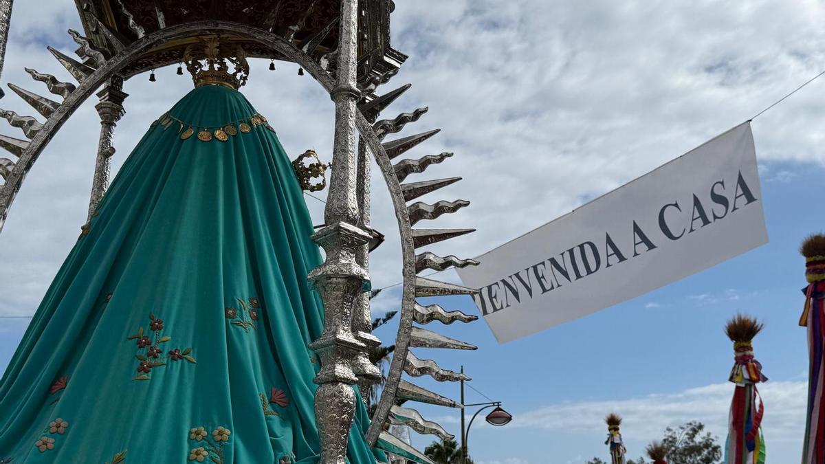 Llegada de la Patrona de Canarias a Candelaria