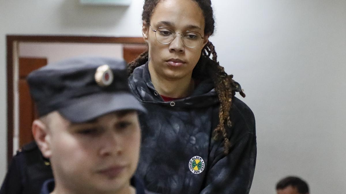 US basketball player Brittney Griner attends hearing on drug charges