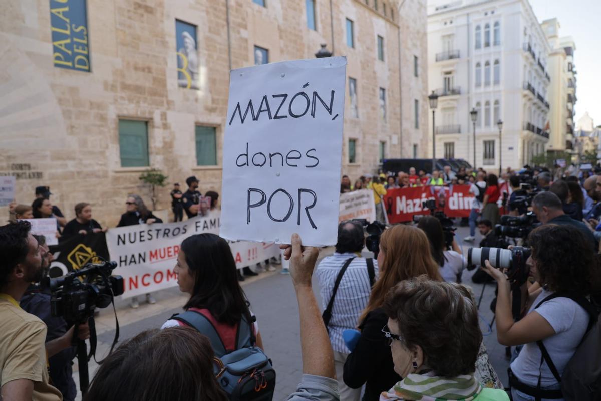 Imagen de la protesta.