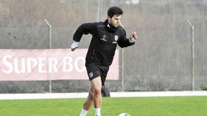 Dinis Dias, durante un entrenamiento