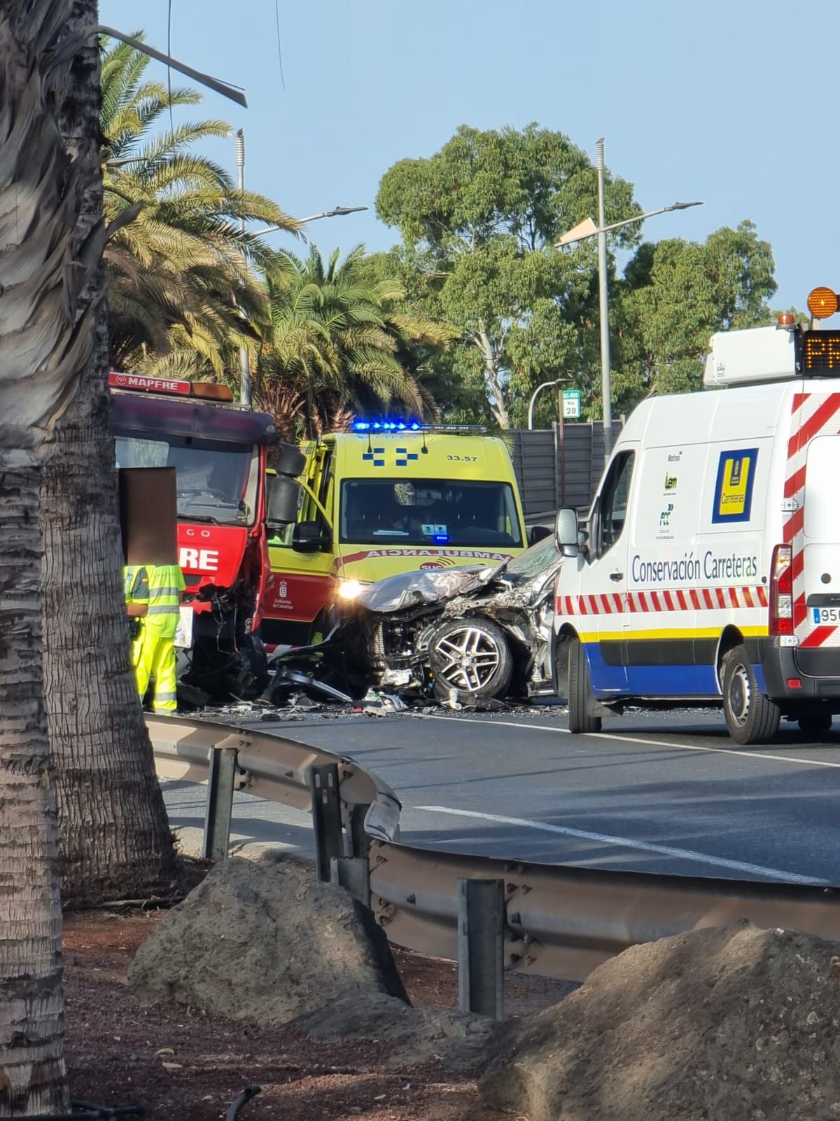 Accidente en Gran Canaria (13/08/22)