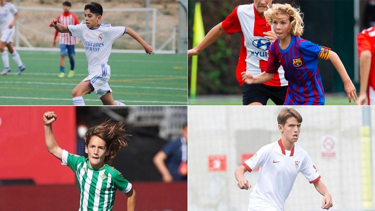 Bryan Bugarin (Real Madrid), Michal Zuk (FC Barcelona), Fer Olmo (Real Betis) y Mario Díaz (Sevilla) son algunos de los más destacados