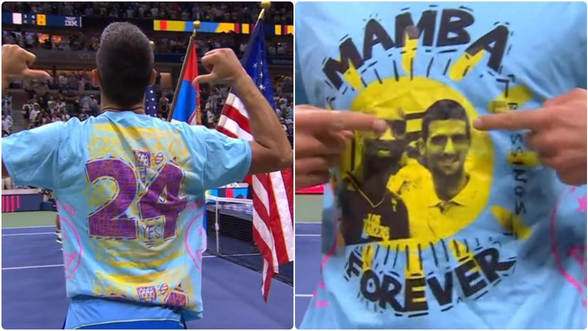 El emotivo homenaje de Djokovic a Kobe Bryant tras ganar el US Open