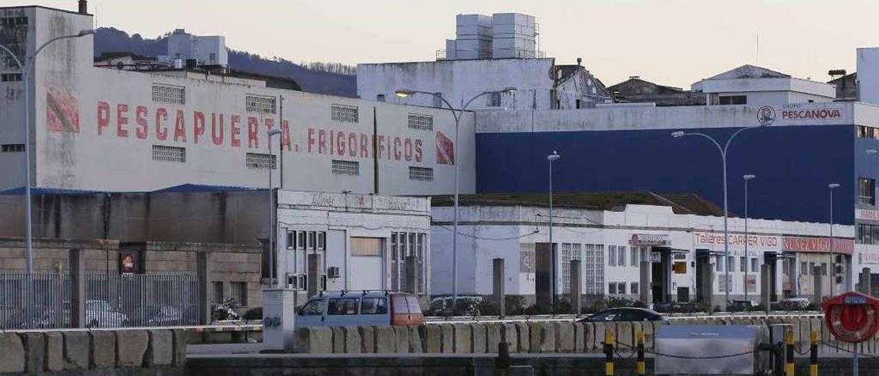 Antiguas naves de Pescapuerta y Pescanova en Jacinto Benavente, en Vigo. // Ricardo Grobas