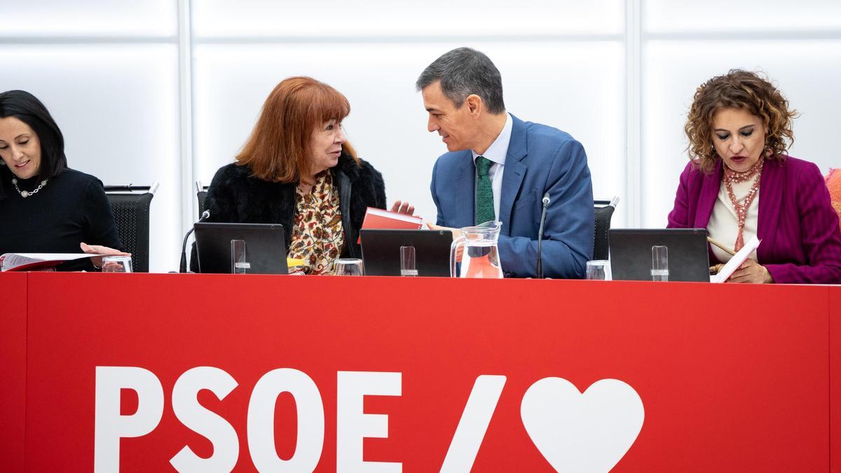 Reunión de la Ejecutiva Federal del PSOE tras las elecciones autonómicas en Extremadura.