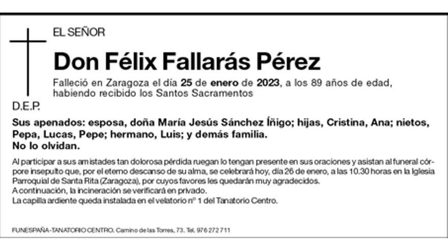 Félix Fallarás Pérez