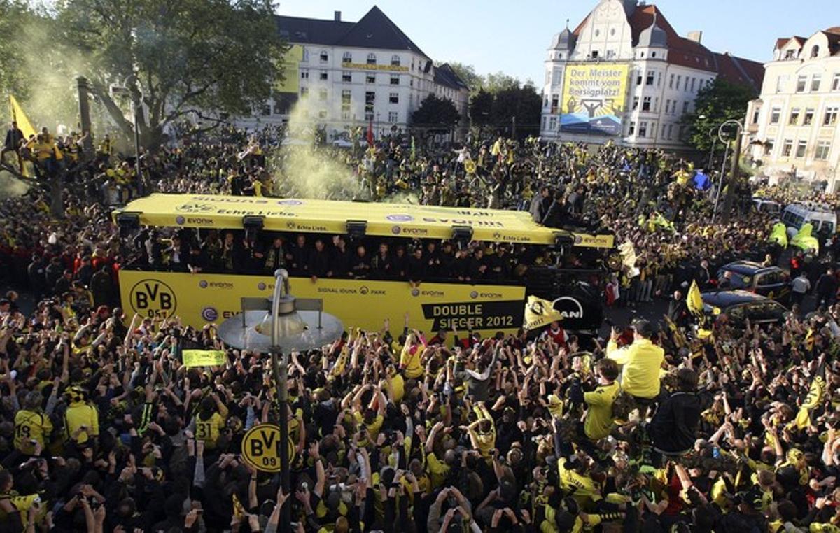 El Borussia Dortmund celebró el doblete