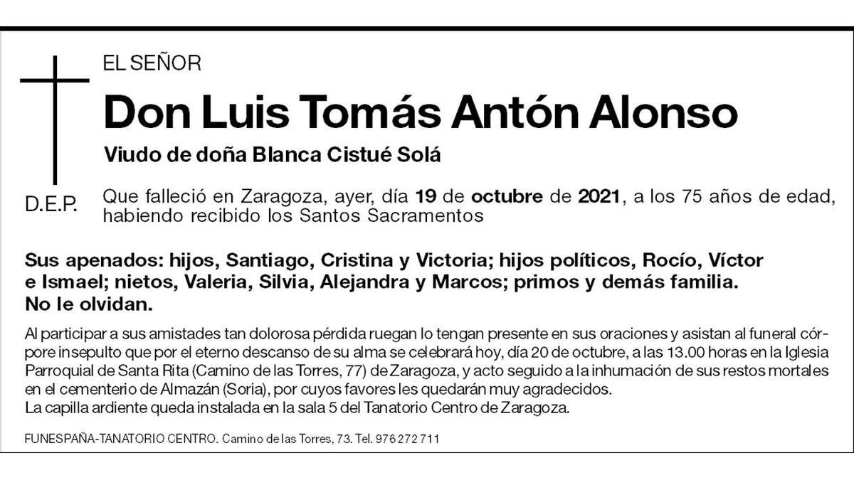 Luis Tomás Antón Alonso