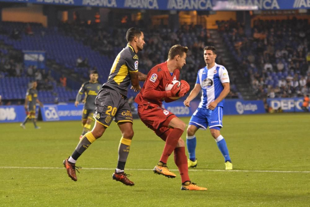 El Dépor cae goleado ante Las Palmas