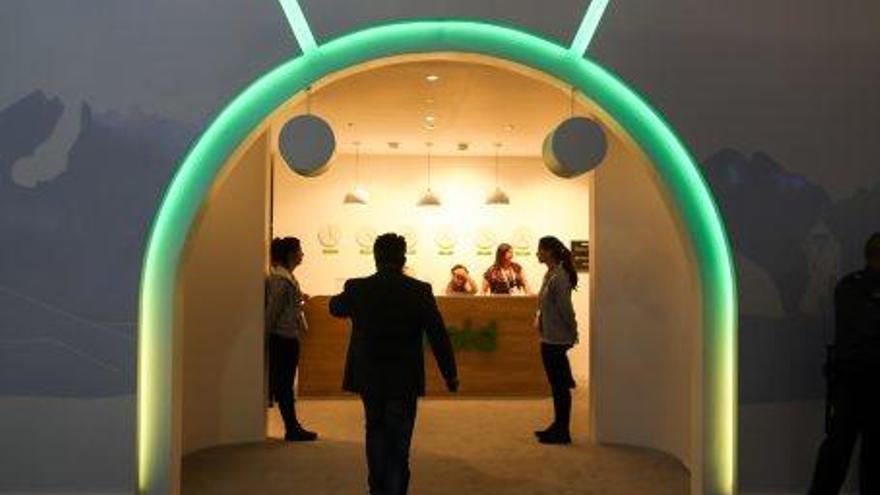 Estand d&#039;Android al Mobile World Center