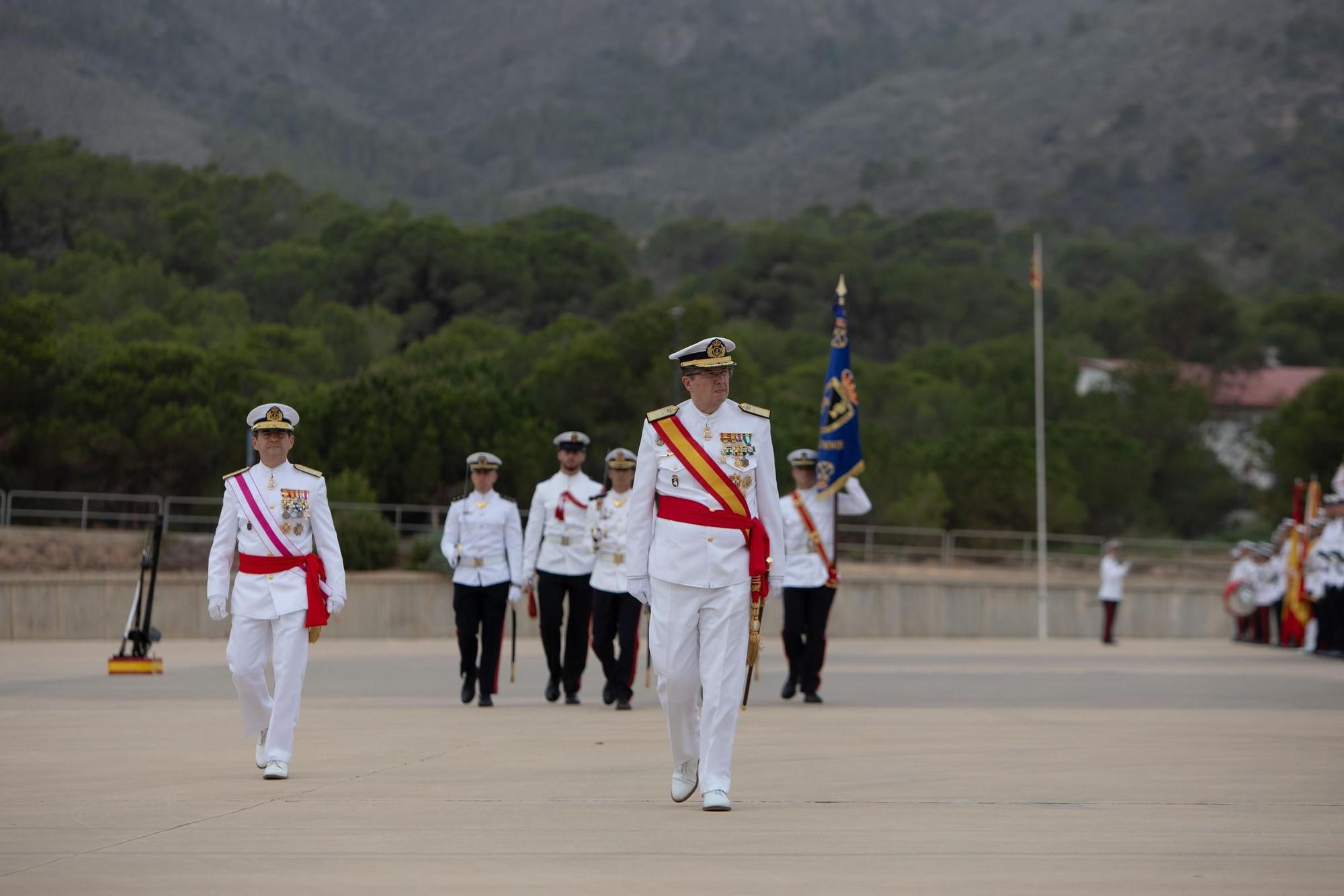 Fotos de la jura de bandera de nuevos soldados en la Escuela de Infanteria de Cartagena 2024.