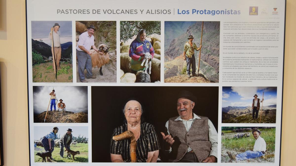 Imagen de la exposición fotográfica 'Pastores de volcanes y alisios'.