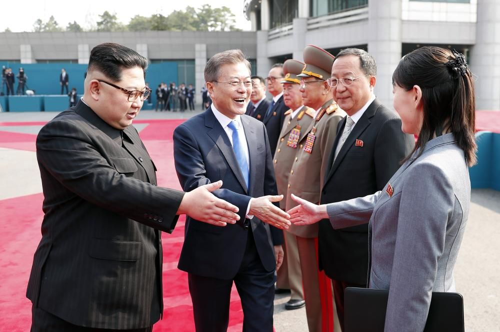 Encuentro entre Kim Jong-un y Moon Jae-in