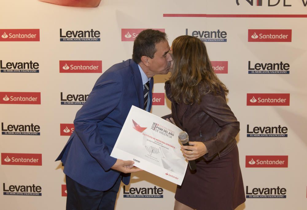 Premios Santander a la Pyme del Año de València 2018 junto a la Cámara de Comercio y en colaboración con Levante-EMV